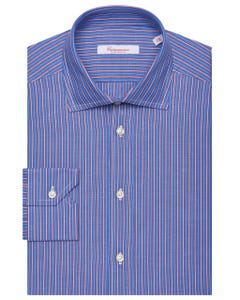 Fancy long-sleeved cotton poplin shirt 103f - french_0