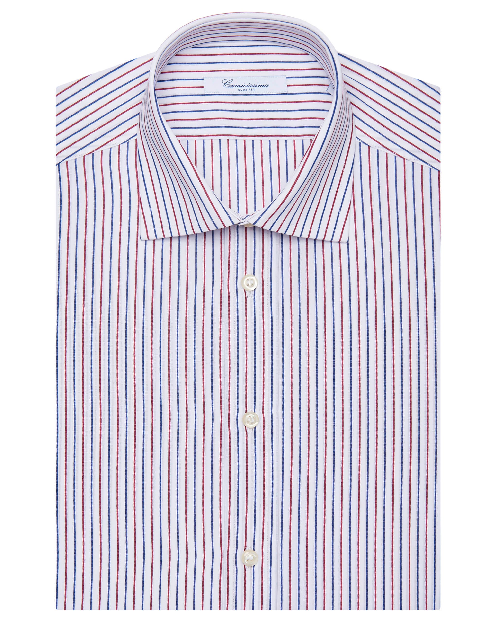 Camicia bianca a outlet righe