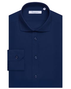 Fancy long-sleeved cotton poplin shirt 103f - french_0