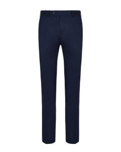 Slim fit non-iron trousers in twill_0