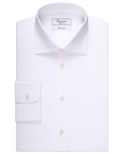 Camicia permanent bianca, regular roma francese_0